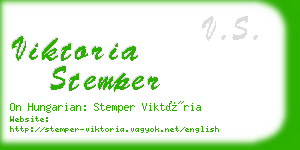 viktoria stemper business card